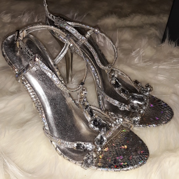 Rhinestone 4 inch heels - Picture 2 of 3
